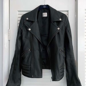 Anine Bing Motto Leather Jacket